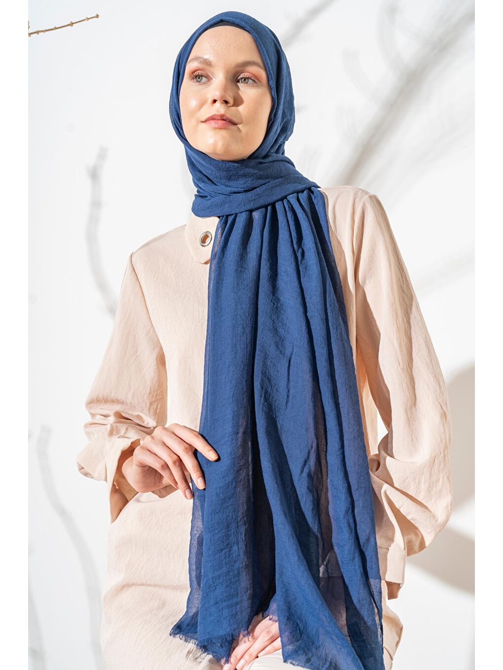 İndigo Kadın Konfor Şal 195/85 Cm-2