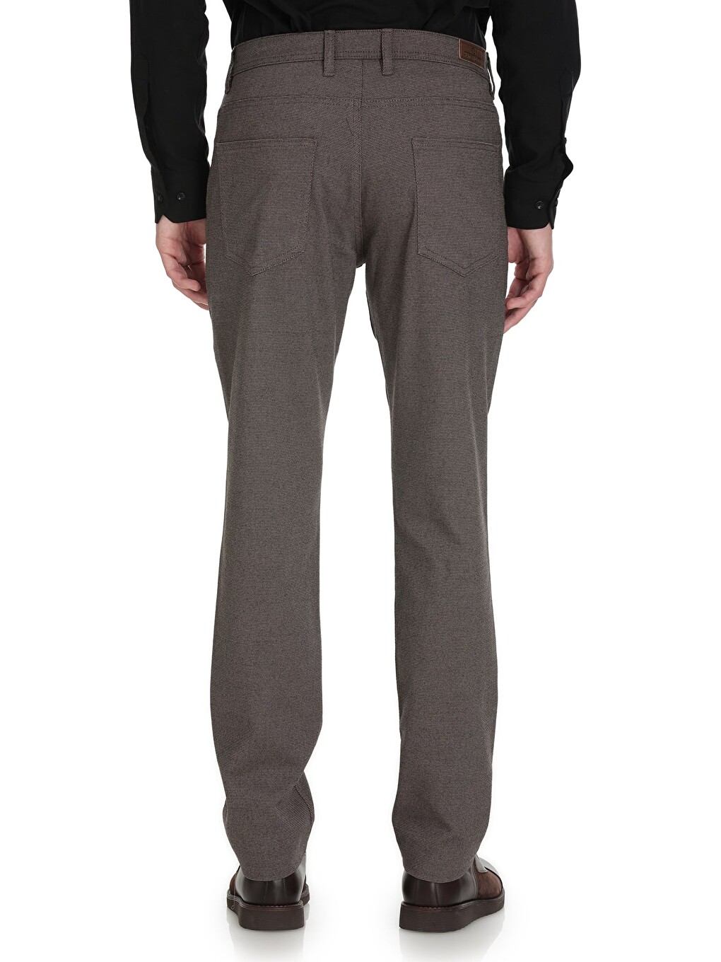 Bej Vizon Regular Fit 5 Cep Pamuklu Pantolon-4