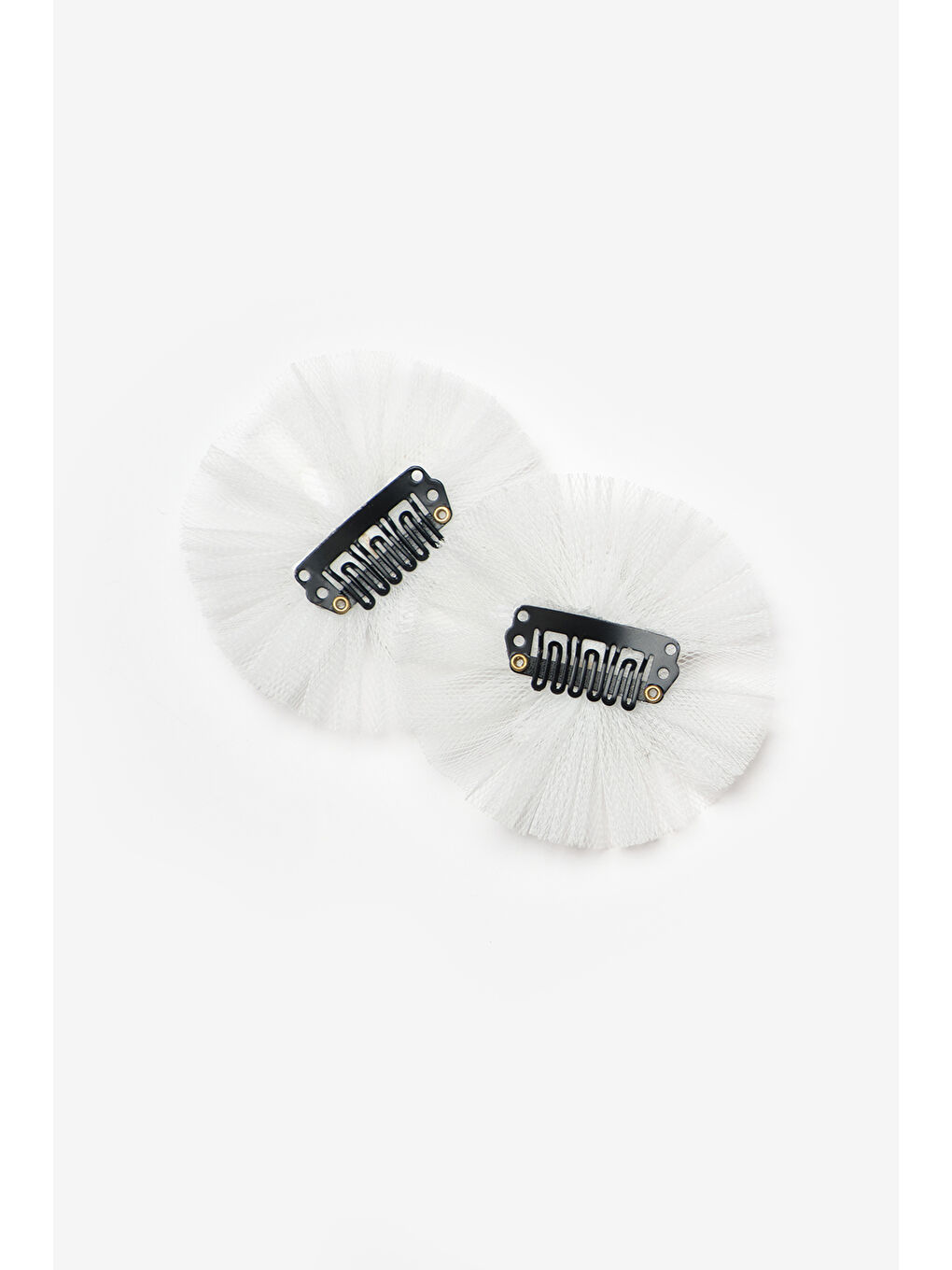 Sarı Altın Tül Detaylı Yıldız Figürlü 2'li Saçsız Bebek Tokası-2