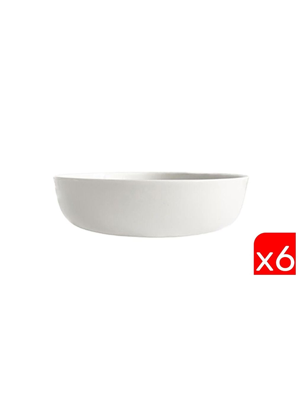 Ekru Porselen Stolt Kase 10x3cm 150cc 6 LI