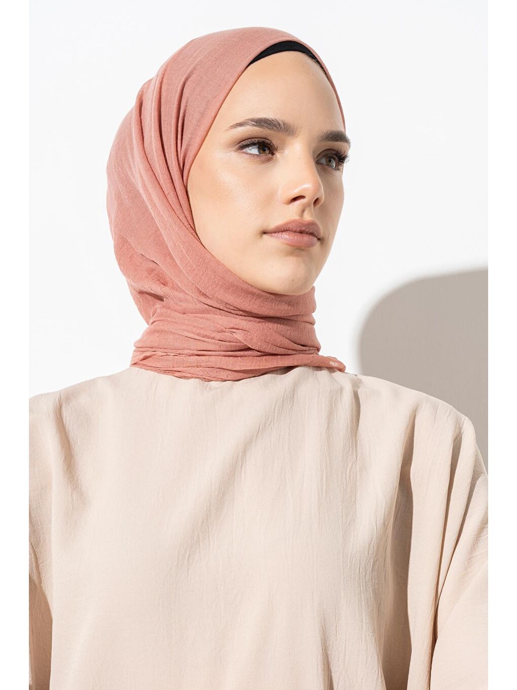 Pembe Kadın Konfor Şal 195/85 Cm-1