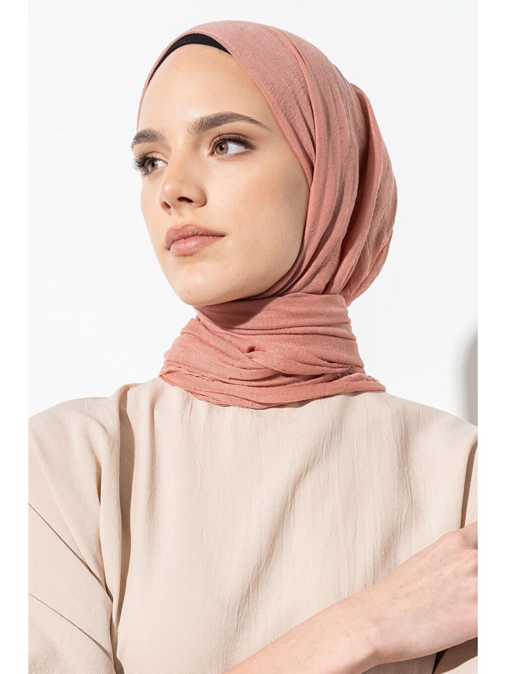 Pembe Kadın Konfor Şal 195/85 Cm-2