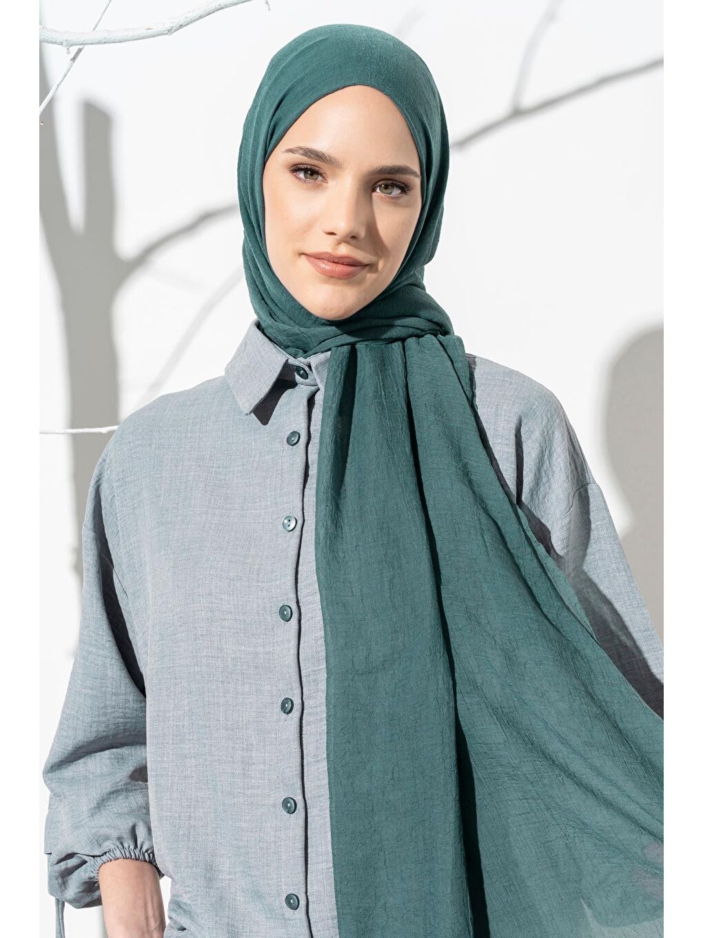 Pembe Kadın Konfor Şal 195/85 Cm-1