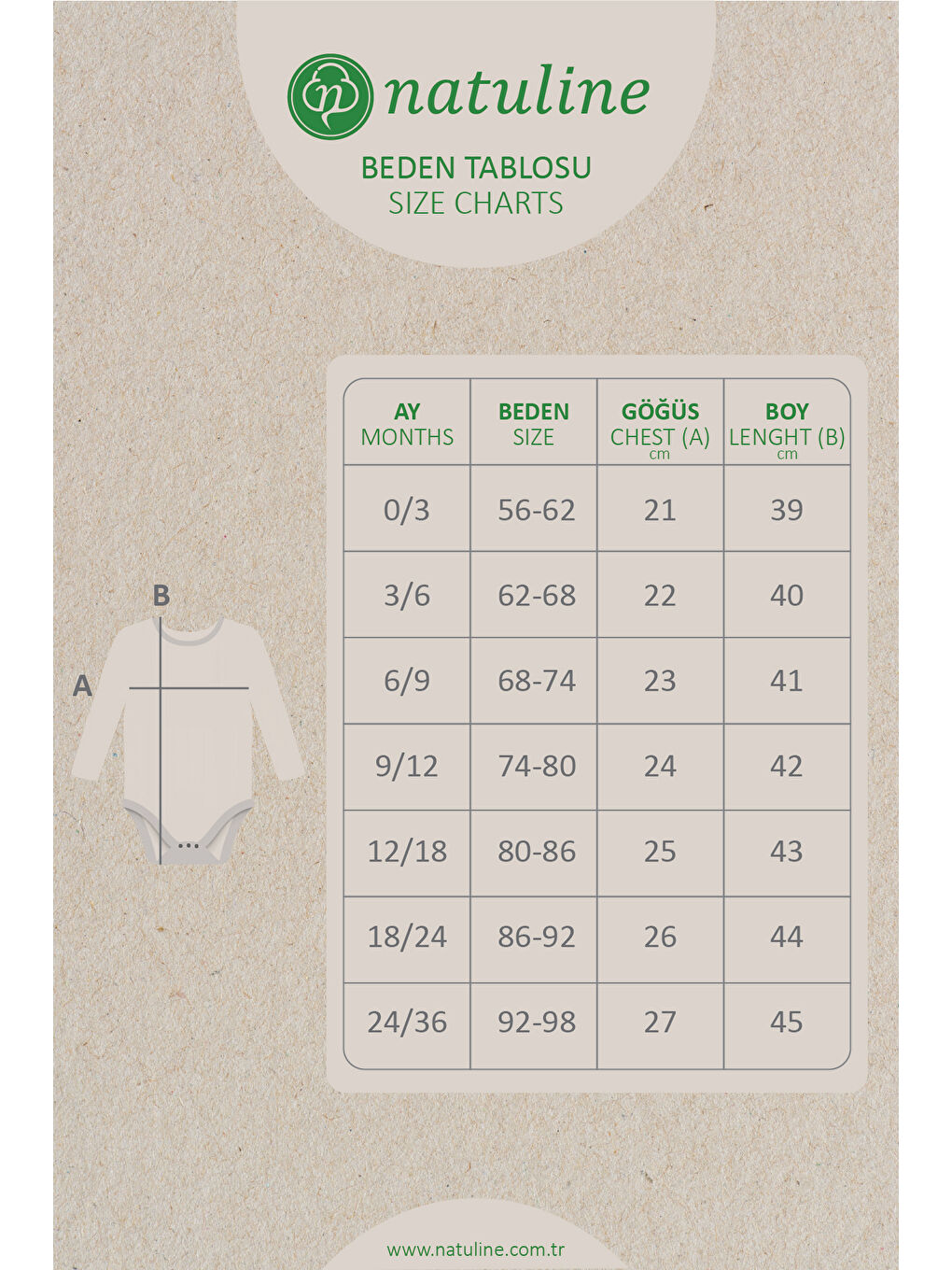 Beyaz Bebek Body Organik Pamuk Uzun Kol Basic Nature Zıbın 4'lü paket-2