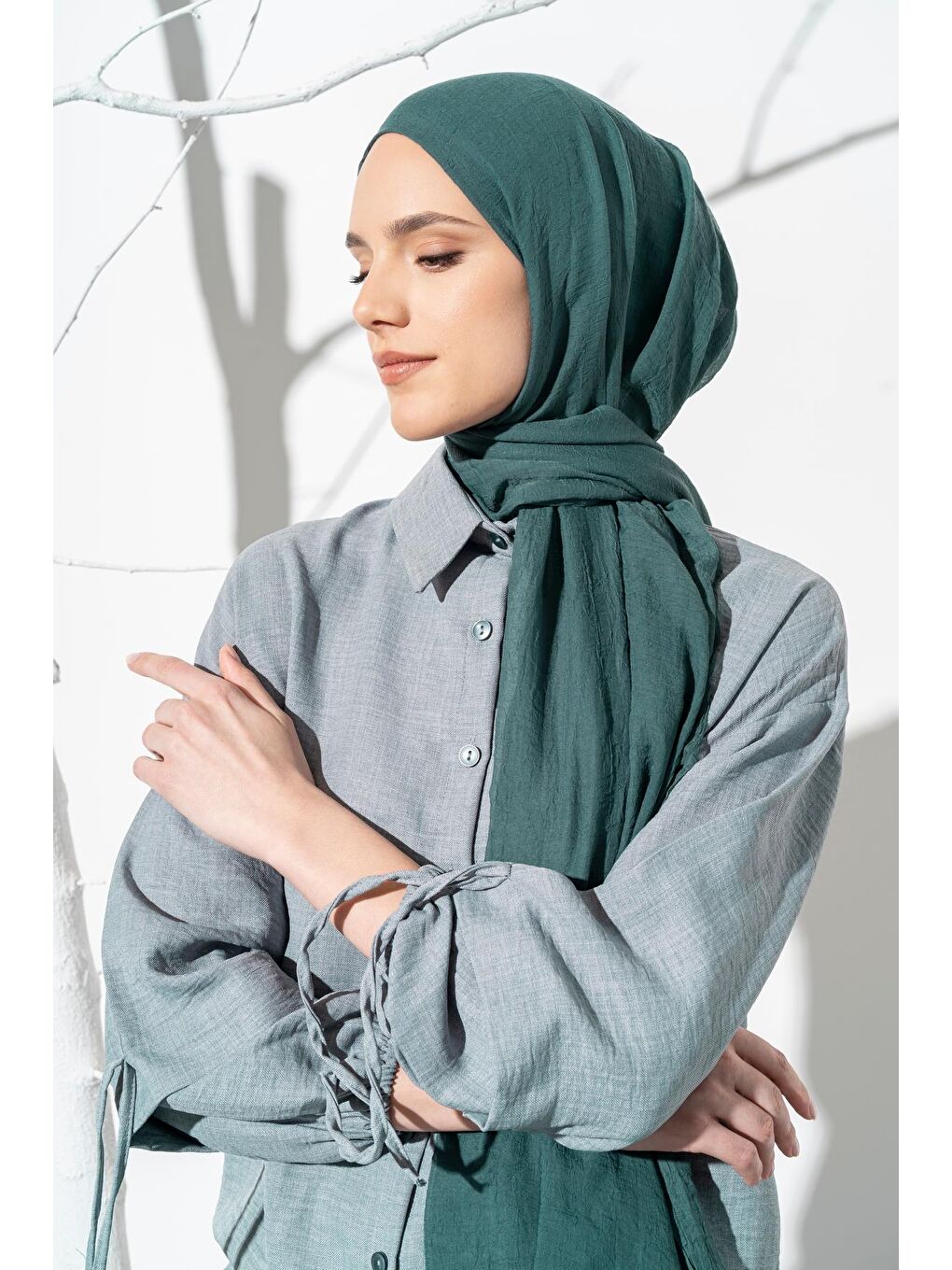 Pembe Kadın Konfor Şal 195/85 Cm-3