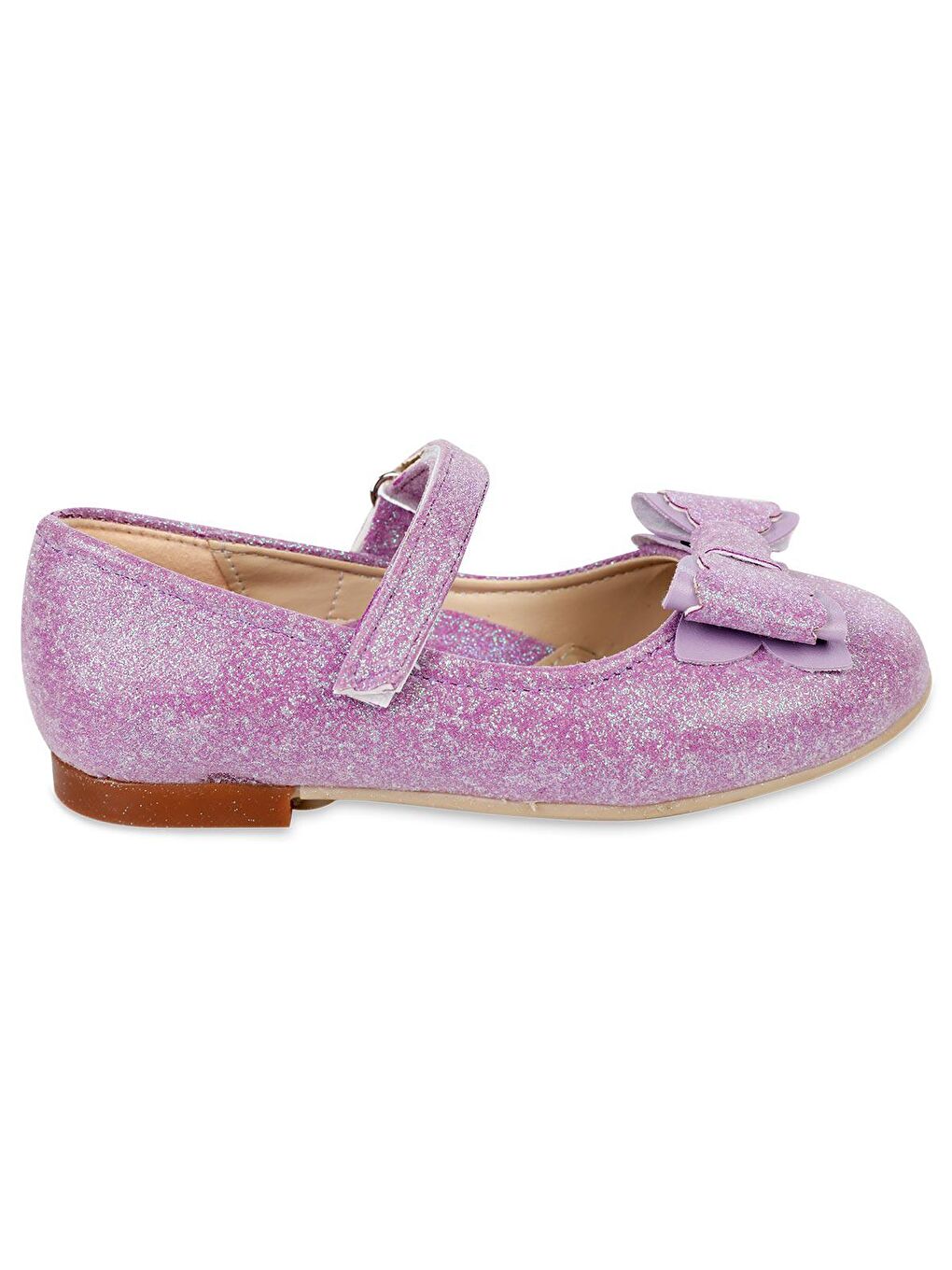 Kız Çocuk Babet Ayakkabı 26-30 Numara Lila