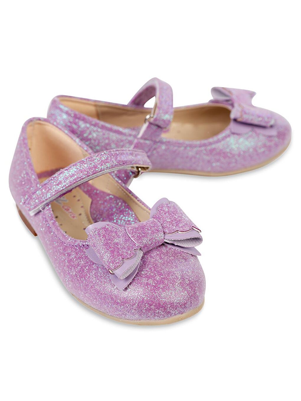 Kız Çocuk Babet Ayakkabı 26-30 Numara Lila-2