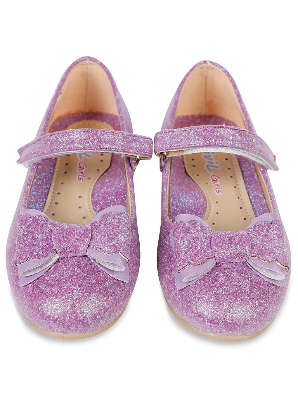 Kız Çocuk Babet Ayakkabı 26-30 Numara Lila-3