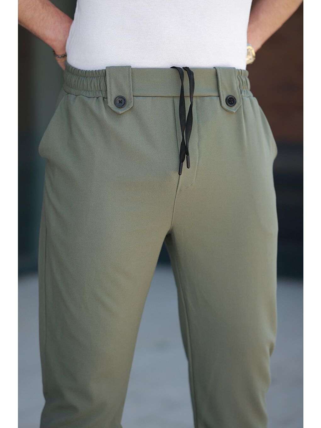 Çağla Yeşili Regular Fit Erkek Pantolon E6574-2