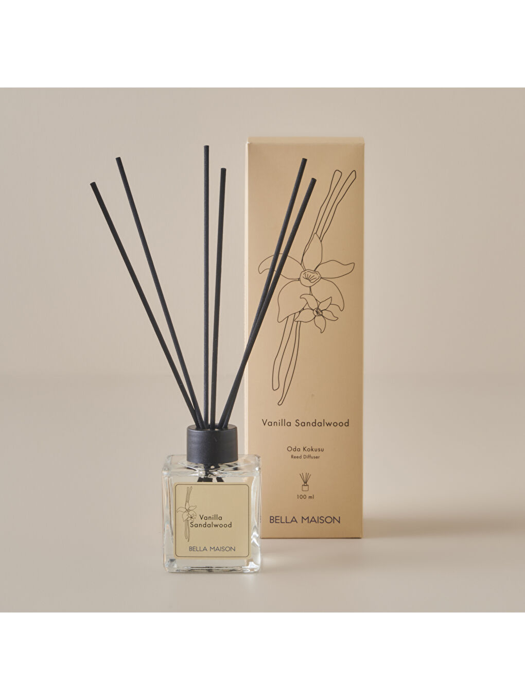 Bella Maison Sarı Vanilla Sandalwood Oda Kokusu (100 ml)