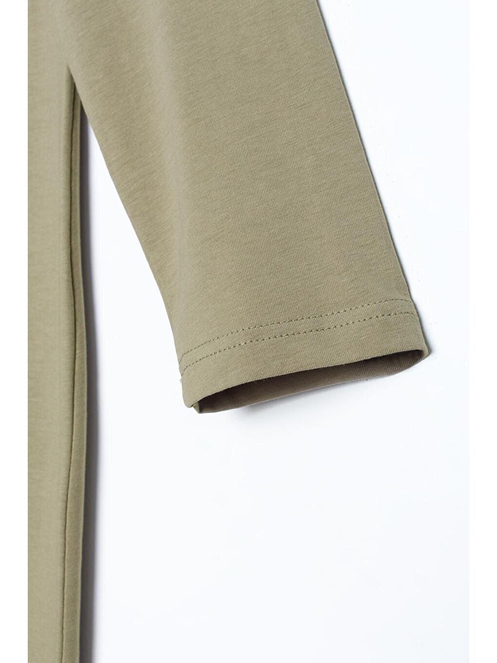 Yeşil Defne Uzun Kollu İçlik Elbise-4