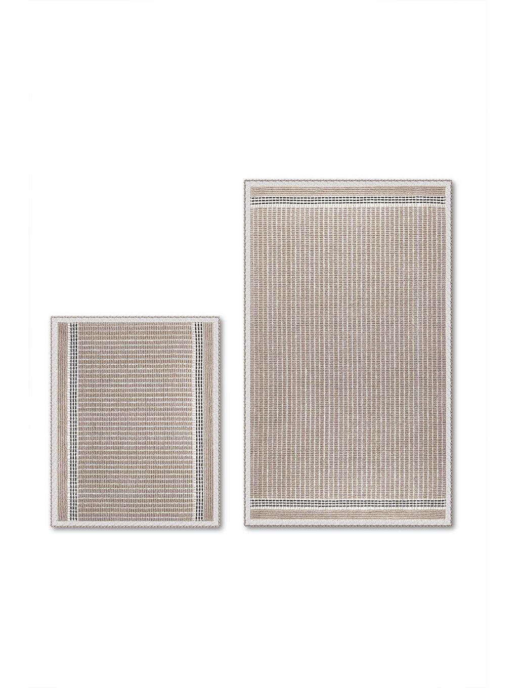 Bej NİCE 60X100+50X60 BEJ/SİYAH-2