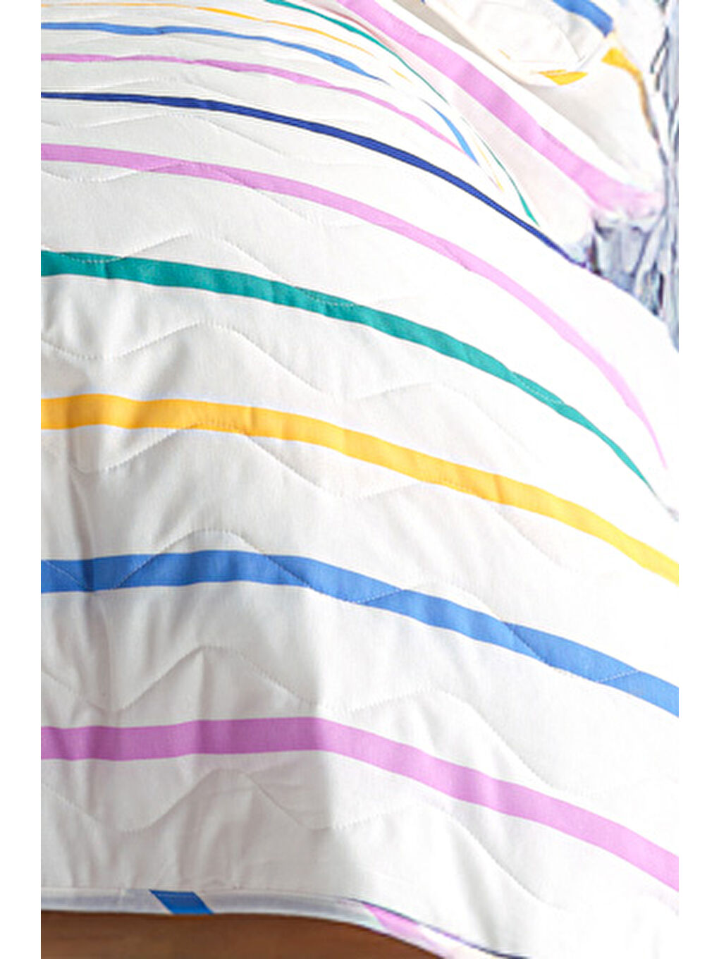 Kapitone Yatak Örtüsü Seti Tek Kişilik Funny Lila-1