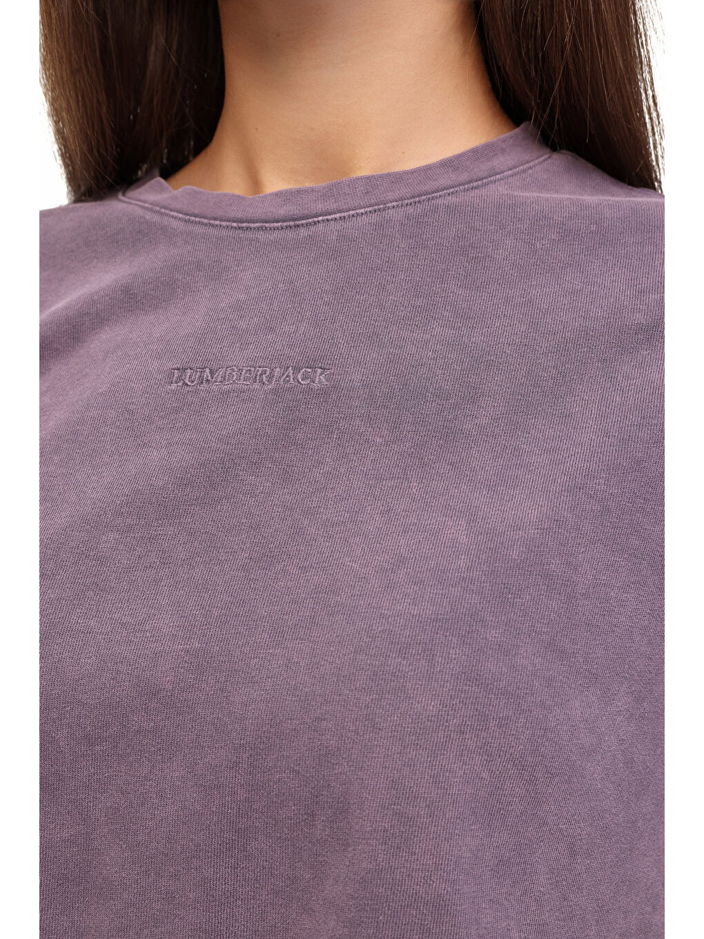 WL PERLA 11SS170 5FX Mor Kadın Kısa Kol T-Shirt-3