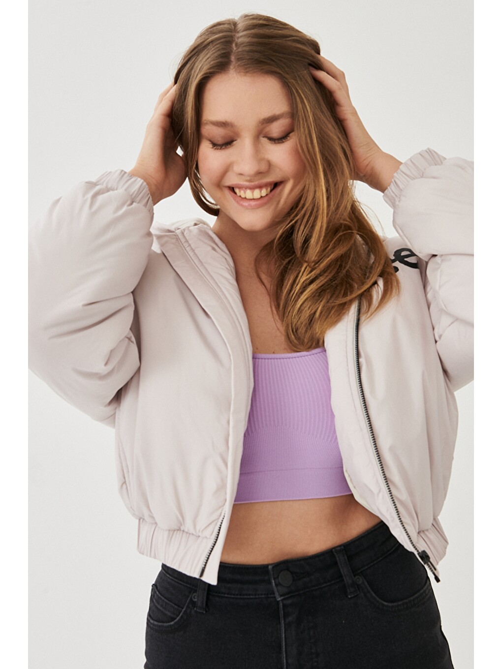 Gri Regular Fit Normal Kesim Mont-3