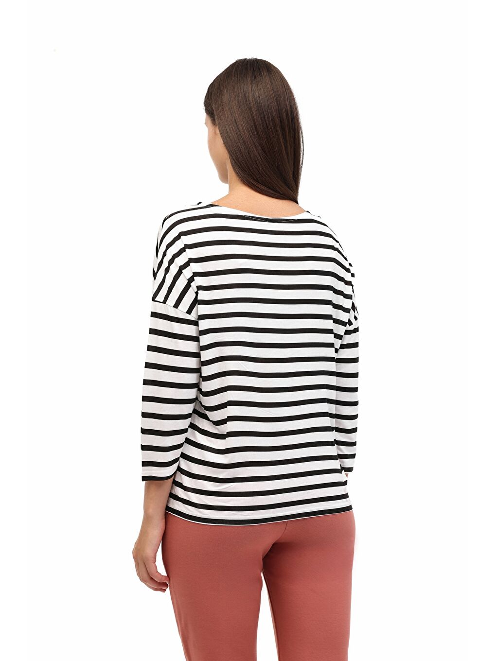 WL BIANA 11BT236 5FX Siyah Kadın Kısa Kol T-Shirt-1