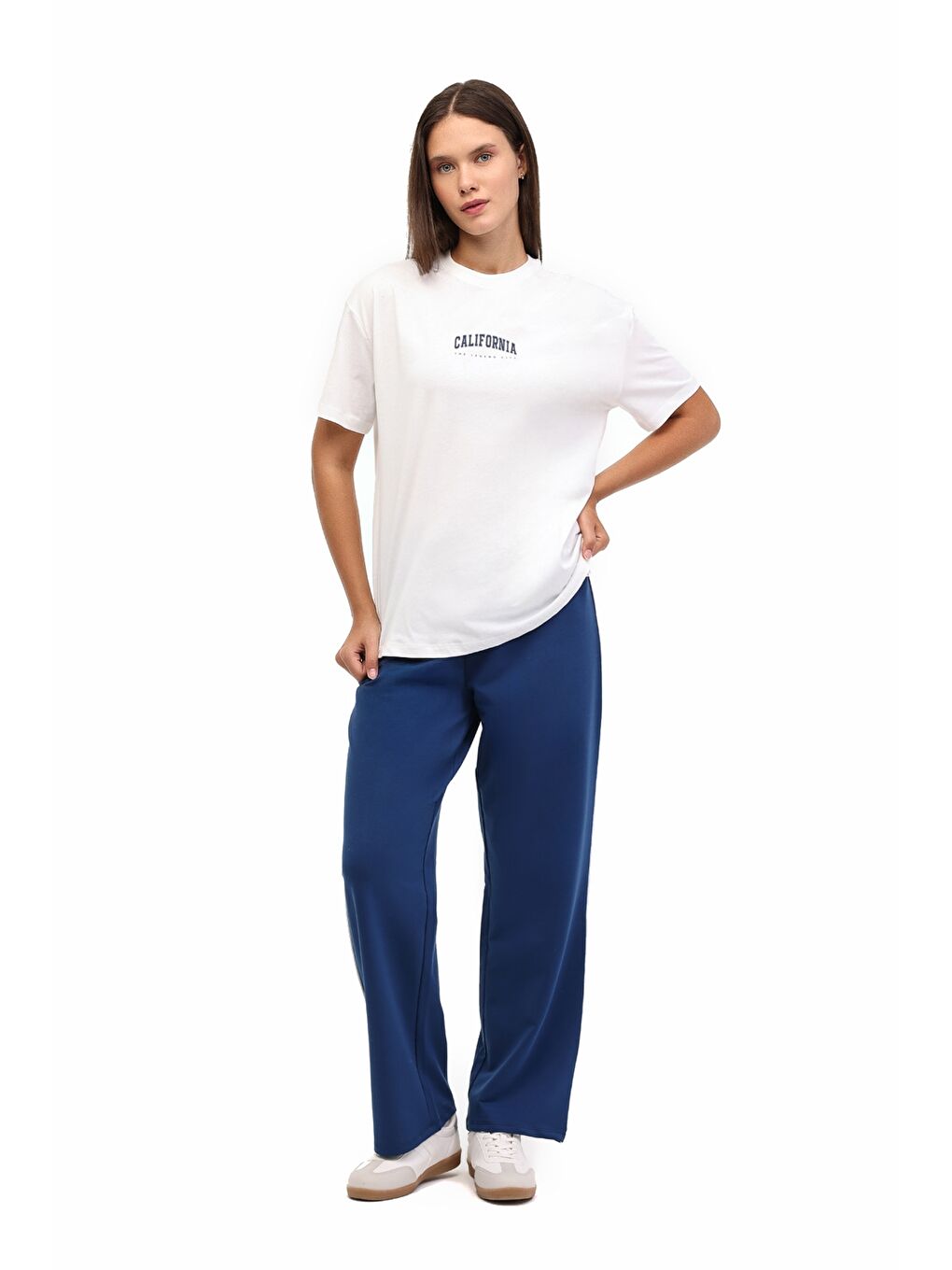 Bej WL 11BUD BTS-K16 5PR Ekru Kadın Kısa Kol T-Shirt-2