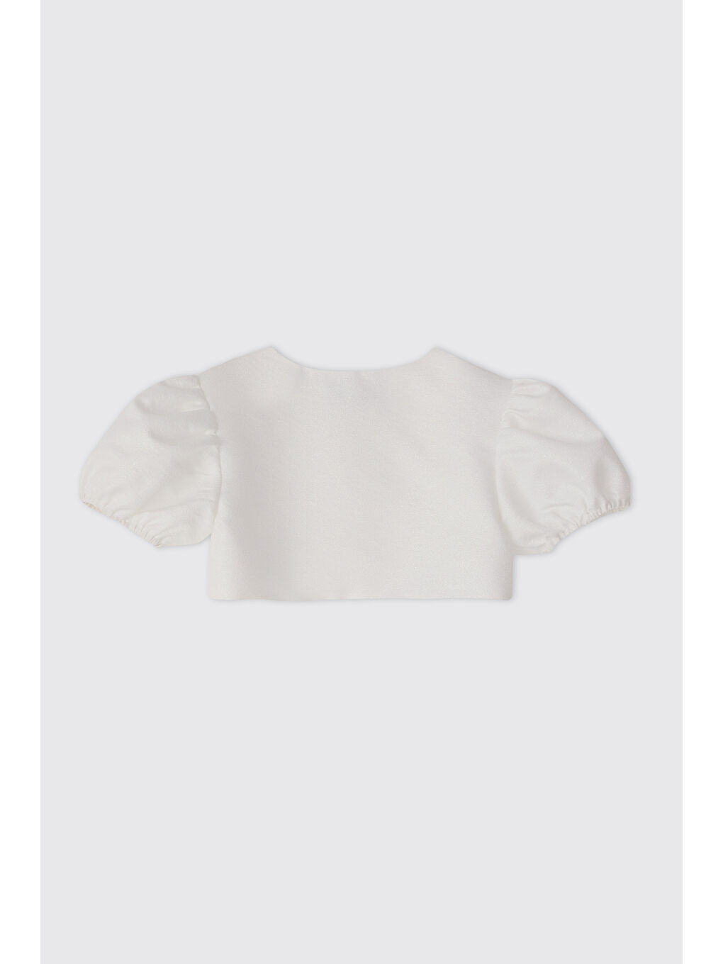 Kız Bebek Beyaz Ceket-1