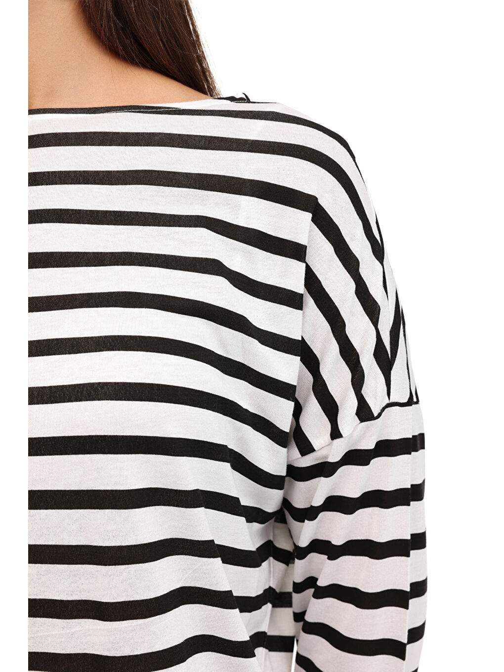 WL BIANA 11BT236 5FX Siyah Kadın Kısa Kol T-Shirt-3