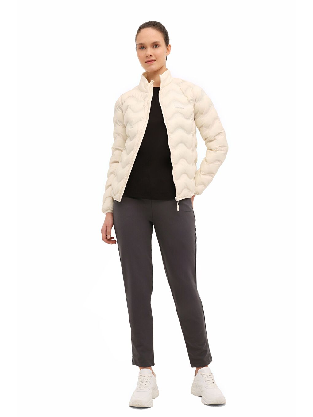 Bej WL 1STAR 5PR Ekru Kadın İnce Mont-2