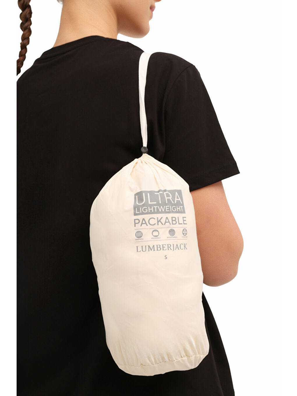 Bej WL 1STAR 5PR Ekru Kadın İnce Mont-4