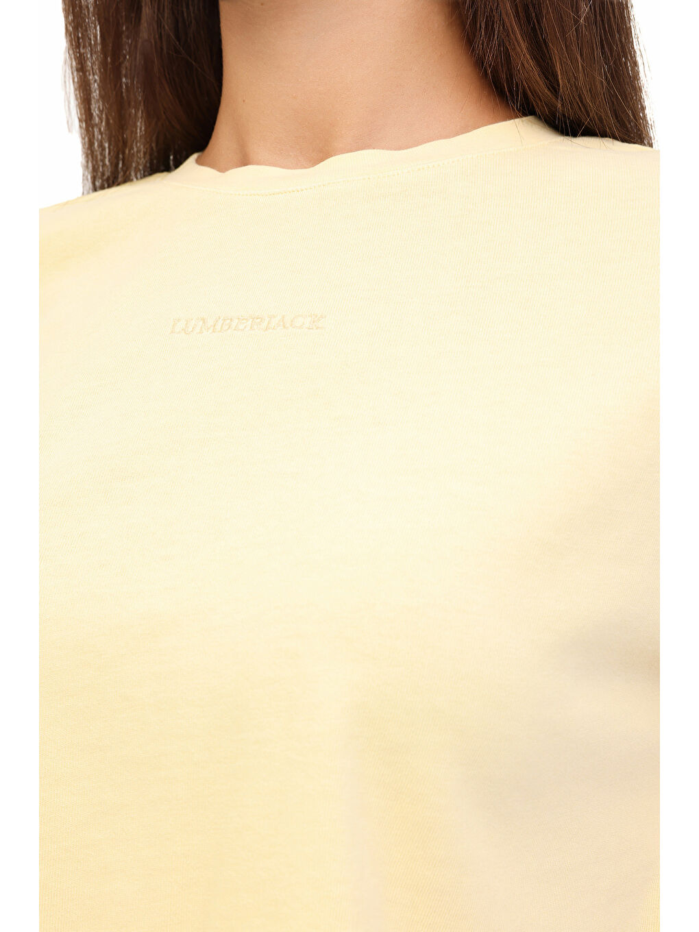 WL PERLA 11SS170 5FX Sarı Kadın Kısa Kol T-Shirt-3