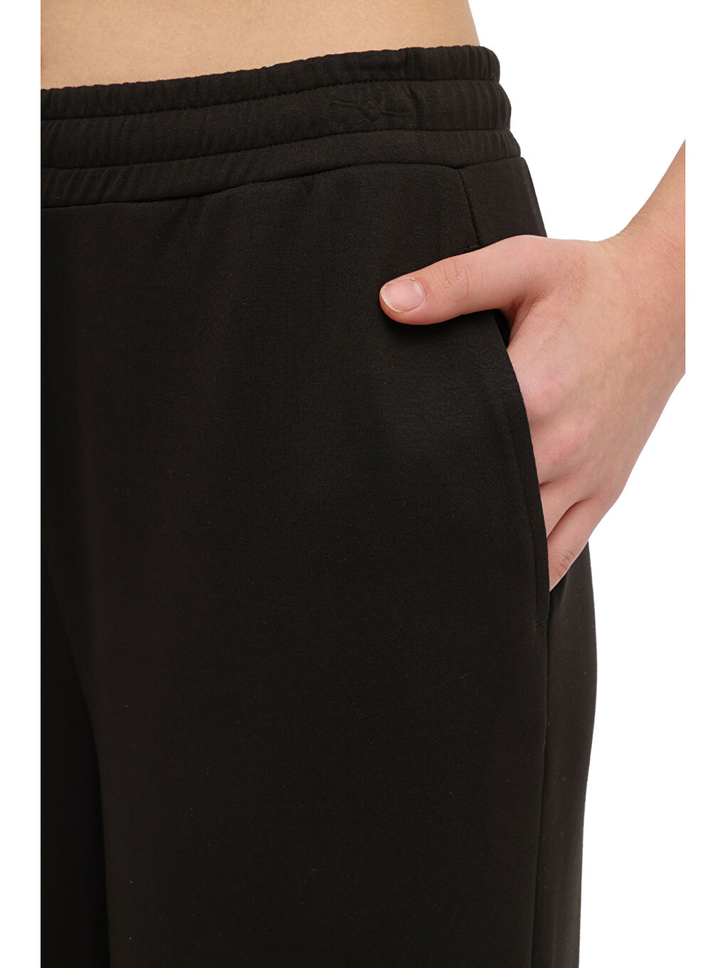 WB 22FLER  6FX Siyah Kadın Eşofman Altı-3