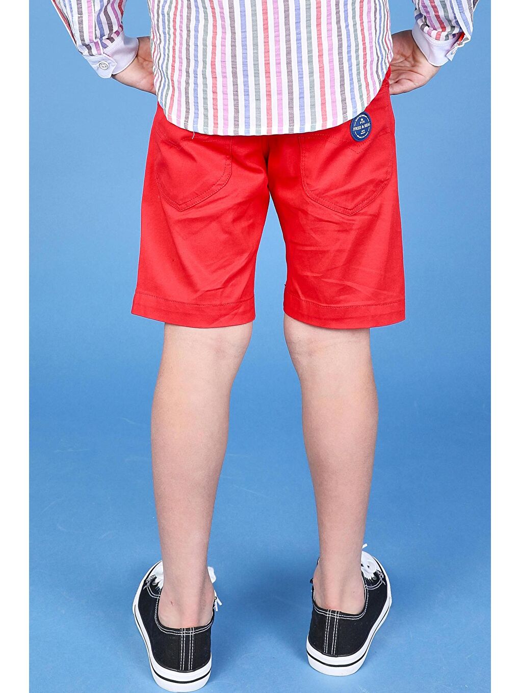 Kırmızı Erkek Çocuk Şort-3