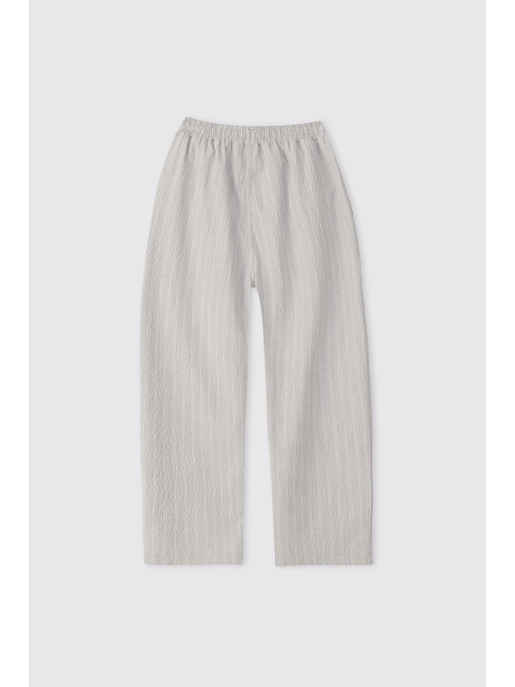 Erkek Çocuk Çizgili Gri Pantolon-1