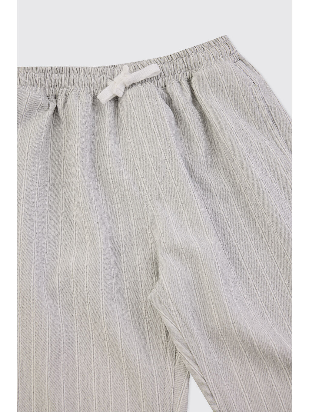 Erkek Çocuk Çizgili Gri Pantolon-2