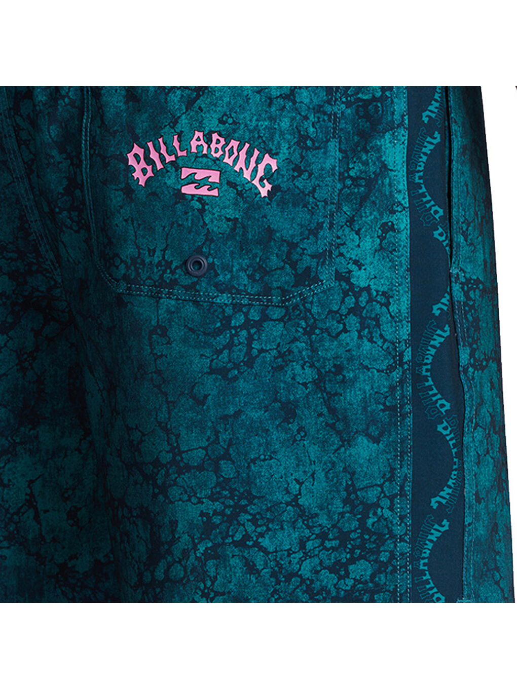 Karışık Riot Layback Erkek Mavi Volley Short-2