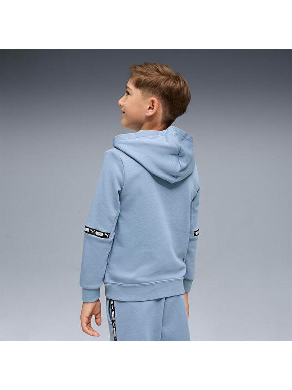 Hot Wheels Çocuk Mavi Kapüşonlu Sweatshirt-1