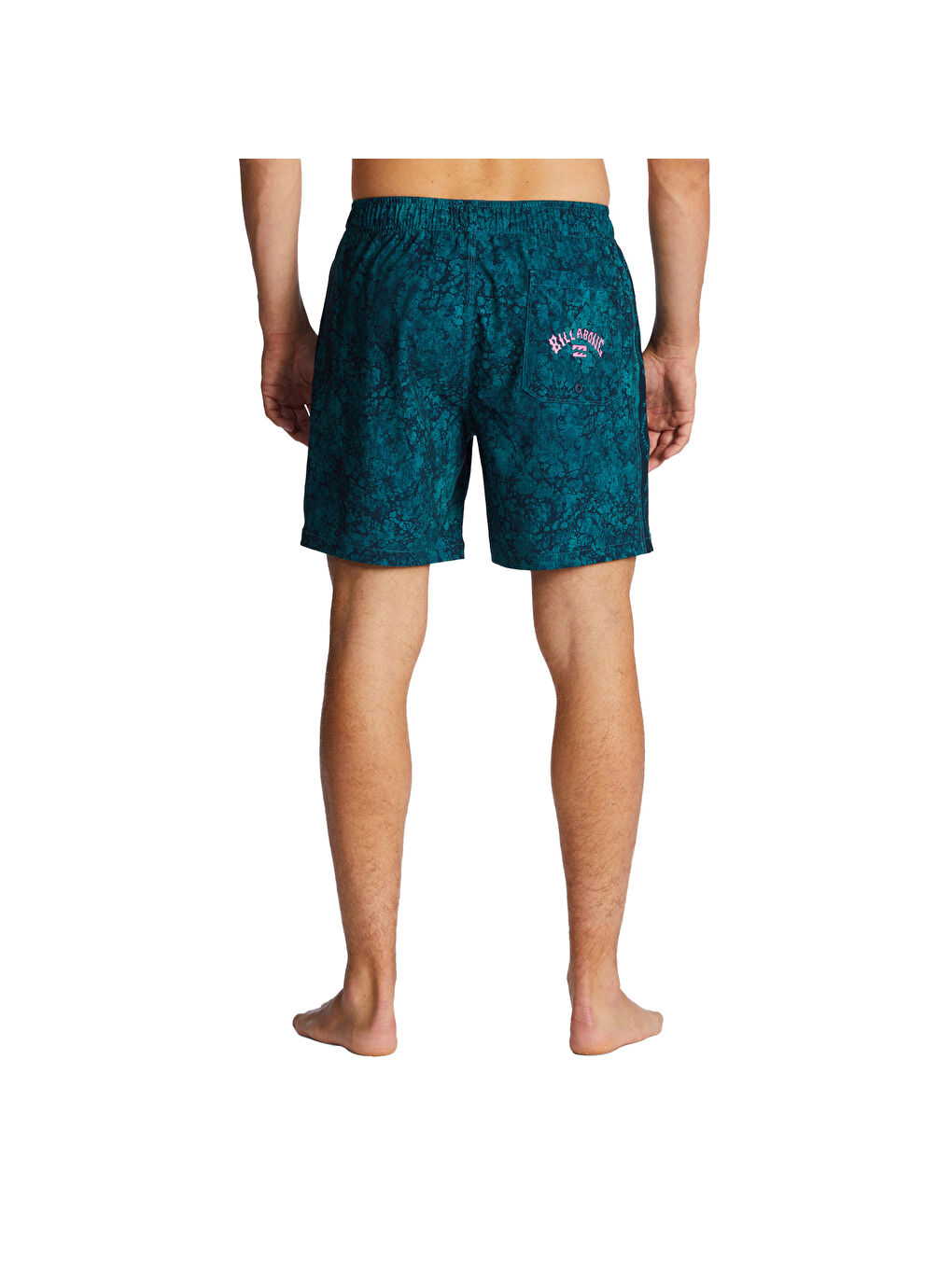 Karışık Riot Layback Erkek Mavi Volley Short-5