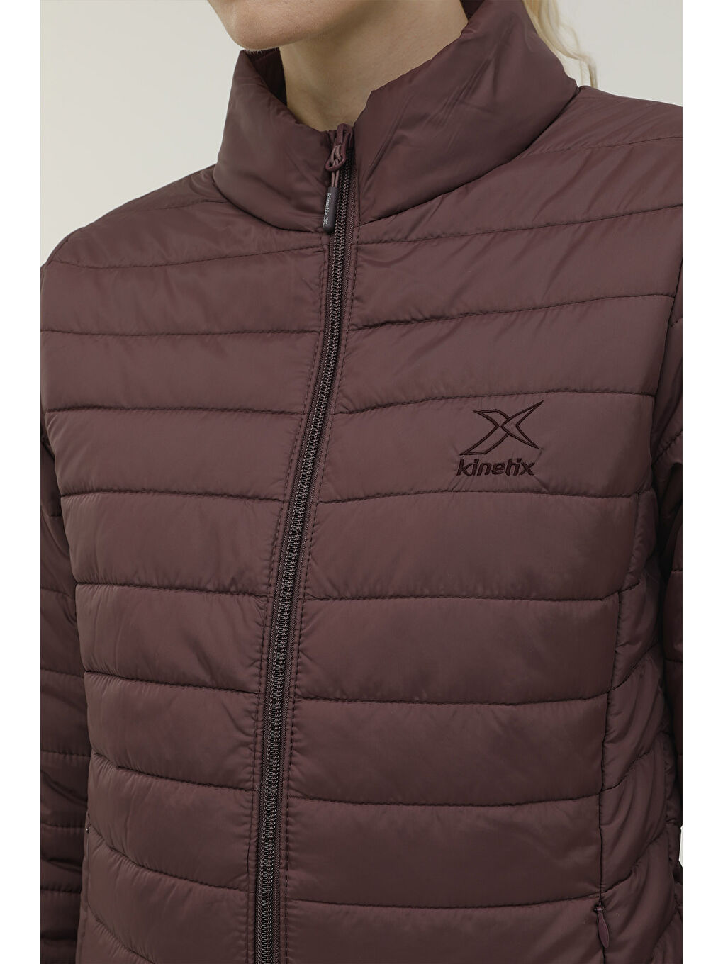 Kinetix Mor W-SN659 BASIC PADDED COAT K MURDUM Kadın Mont - 3