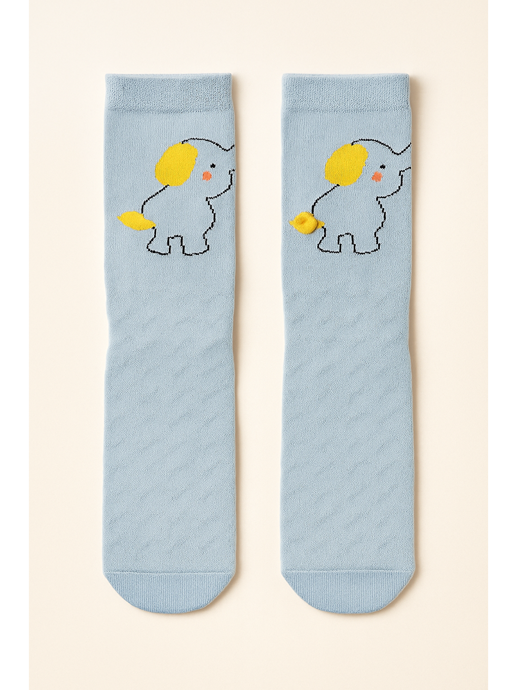 Çocuk Hayvan Desenli Soket Çorap Mavi