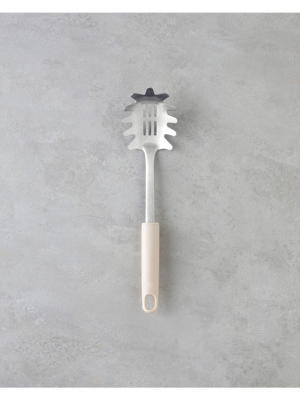 Ekru Maisy Paslanmaz Çelik Salata Maşası Servis Gereci 31,5 cm Krem