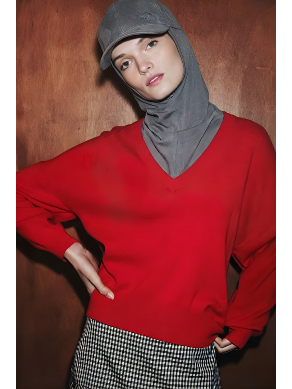 Denim Kepli Spor Bone Antrasit-1