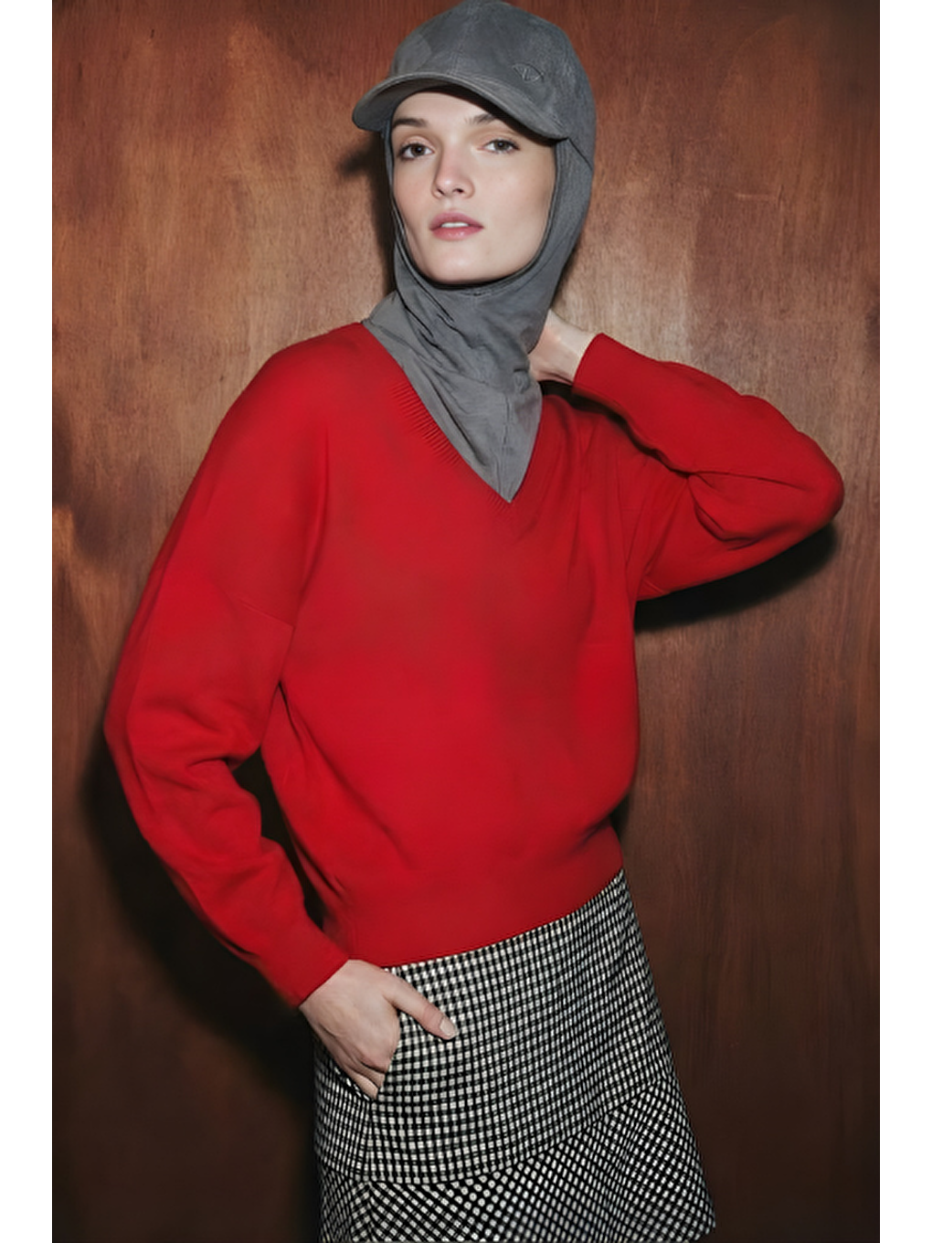 Denim Kepli Spor Bone Antrasit-2