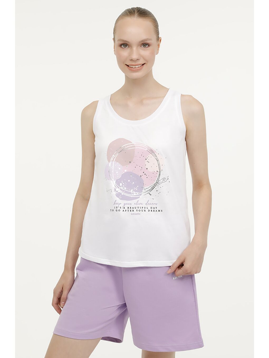 WL GABY-B 10T7118 3FX Beyaz Kadın Atlet