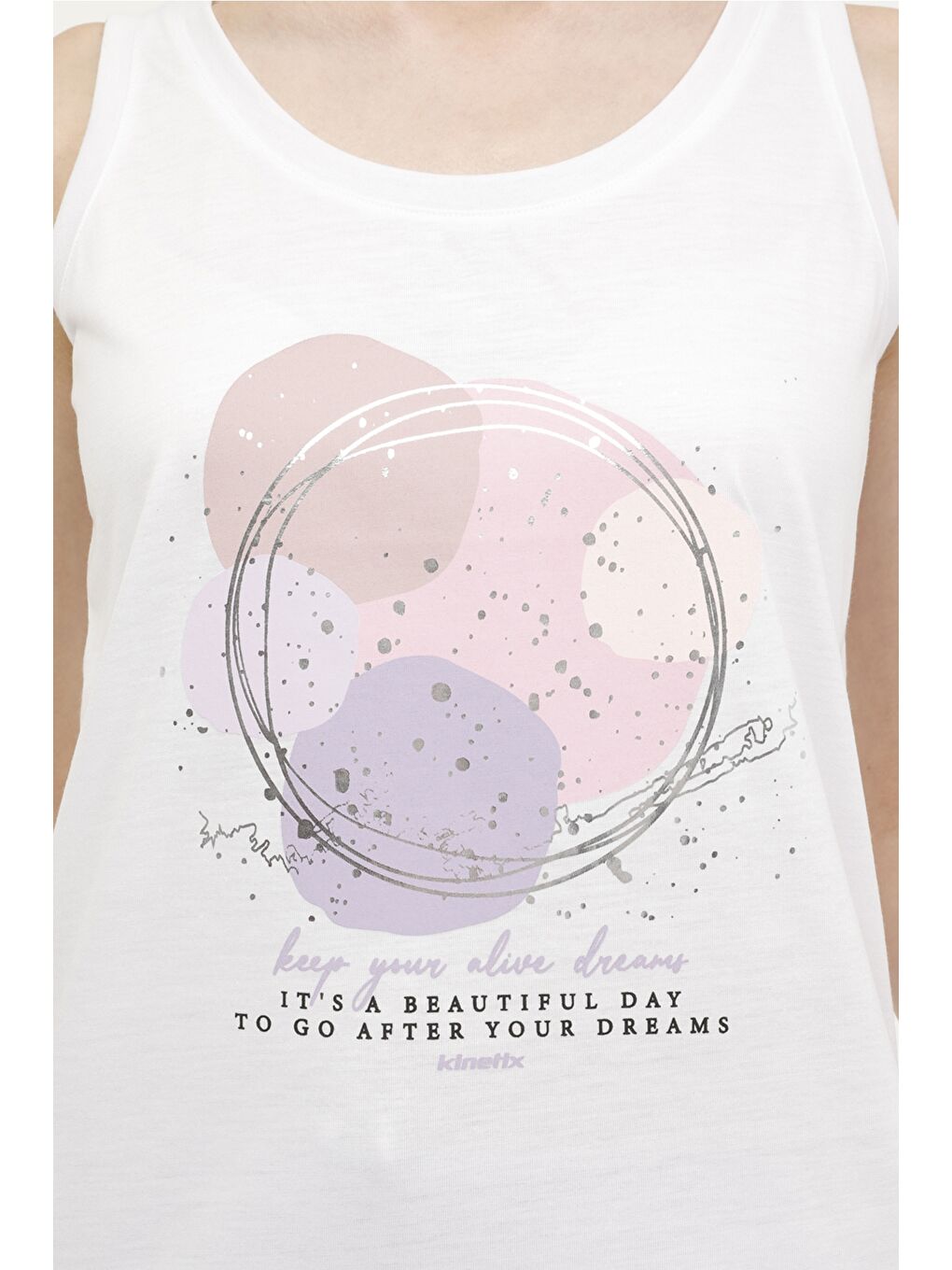 WL GABY-B 10T7118 3FX Beyaz Kadın Atlet-3