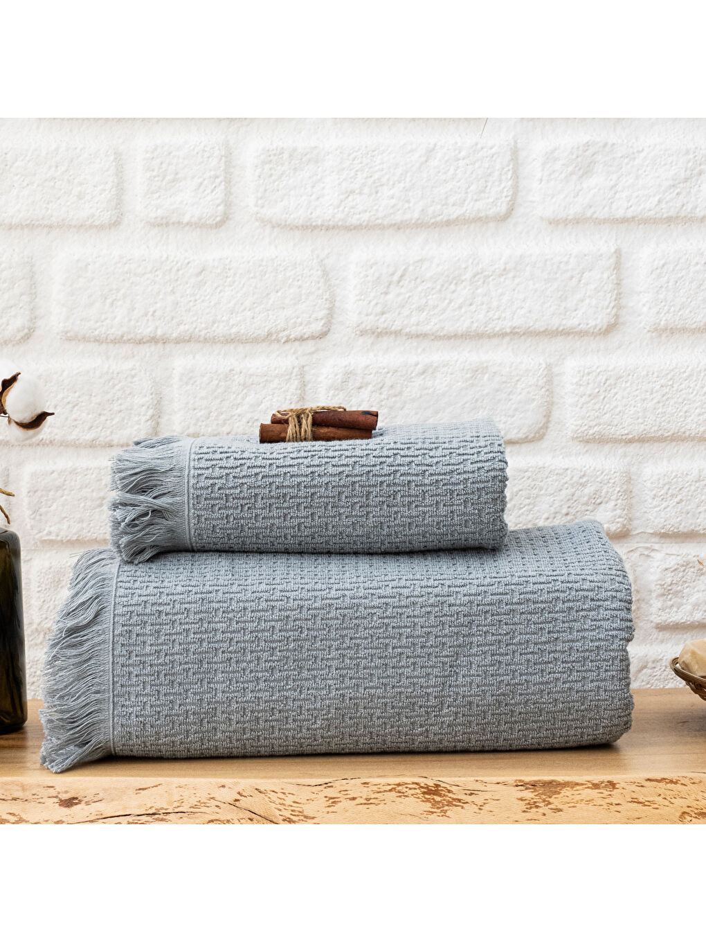 Home Polly Havlu 50x90 Cm-İndigo-2