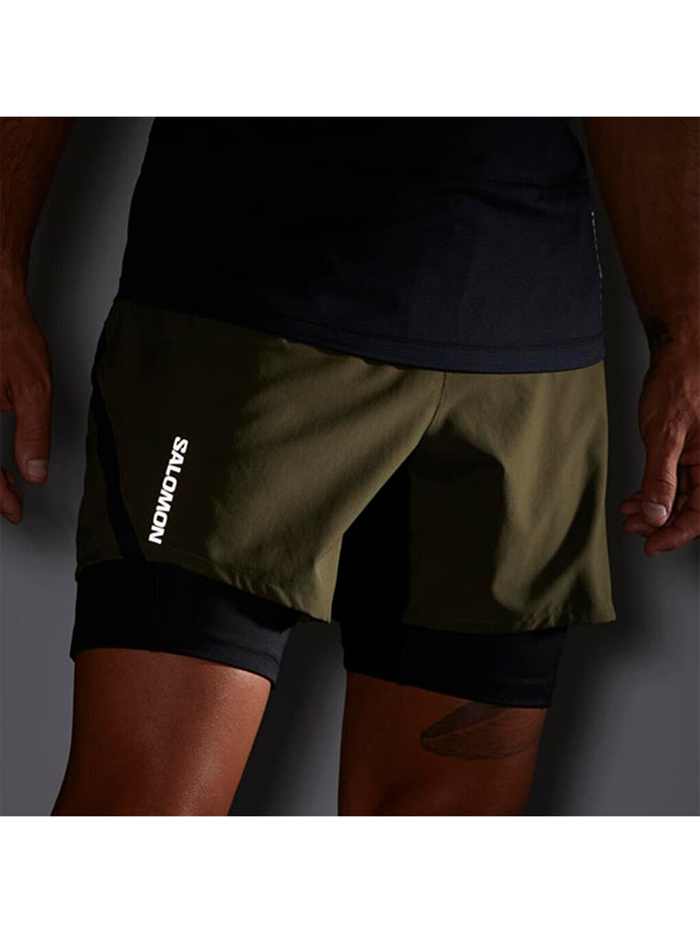 Haki CROSS TW SHORTS Erkek Spor Şort-4