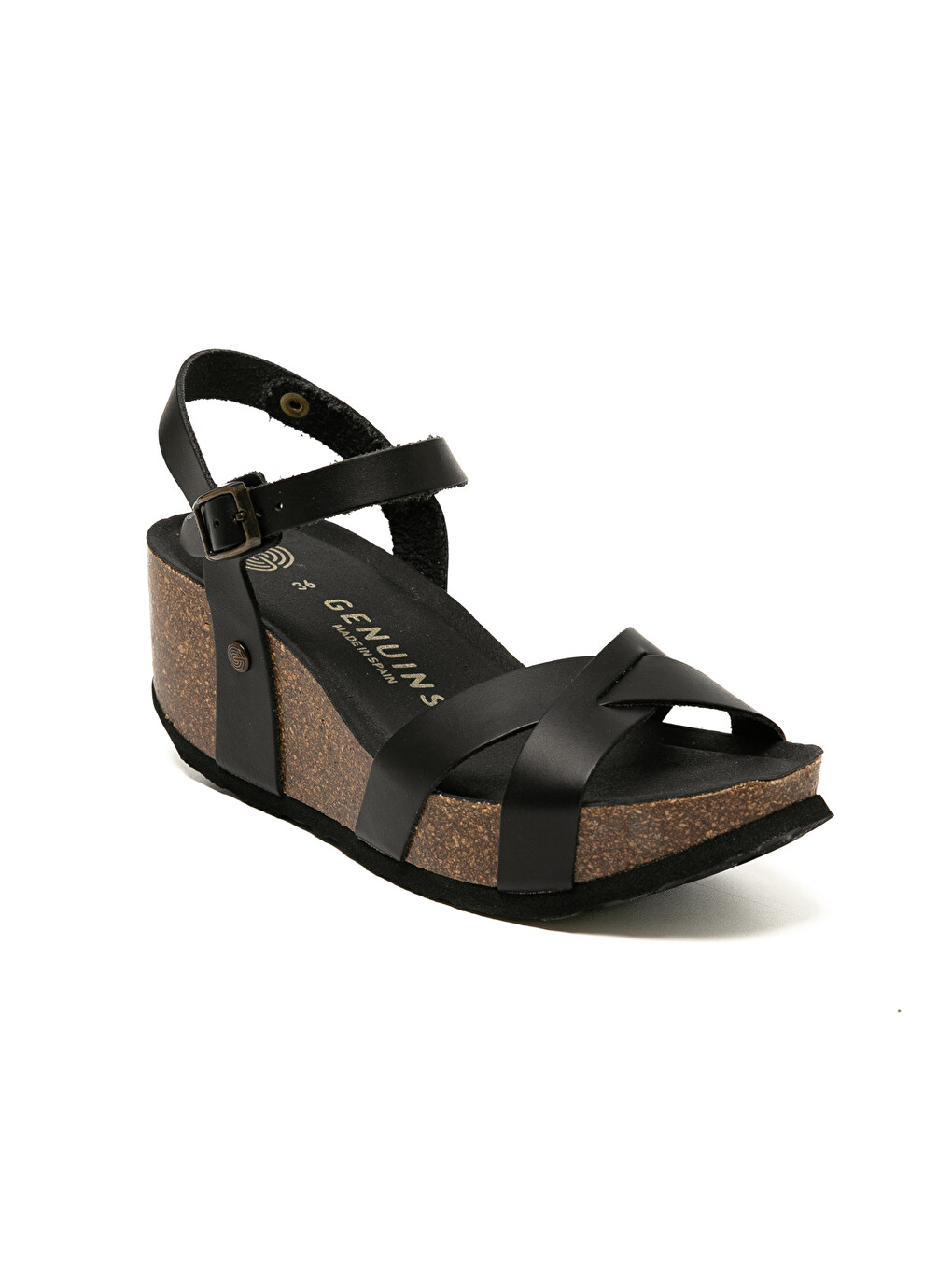 Siyah Kadın Terlik CANNES G105816 Leather Dress Black-1