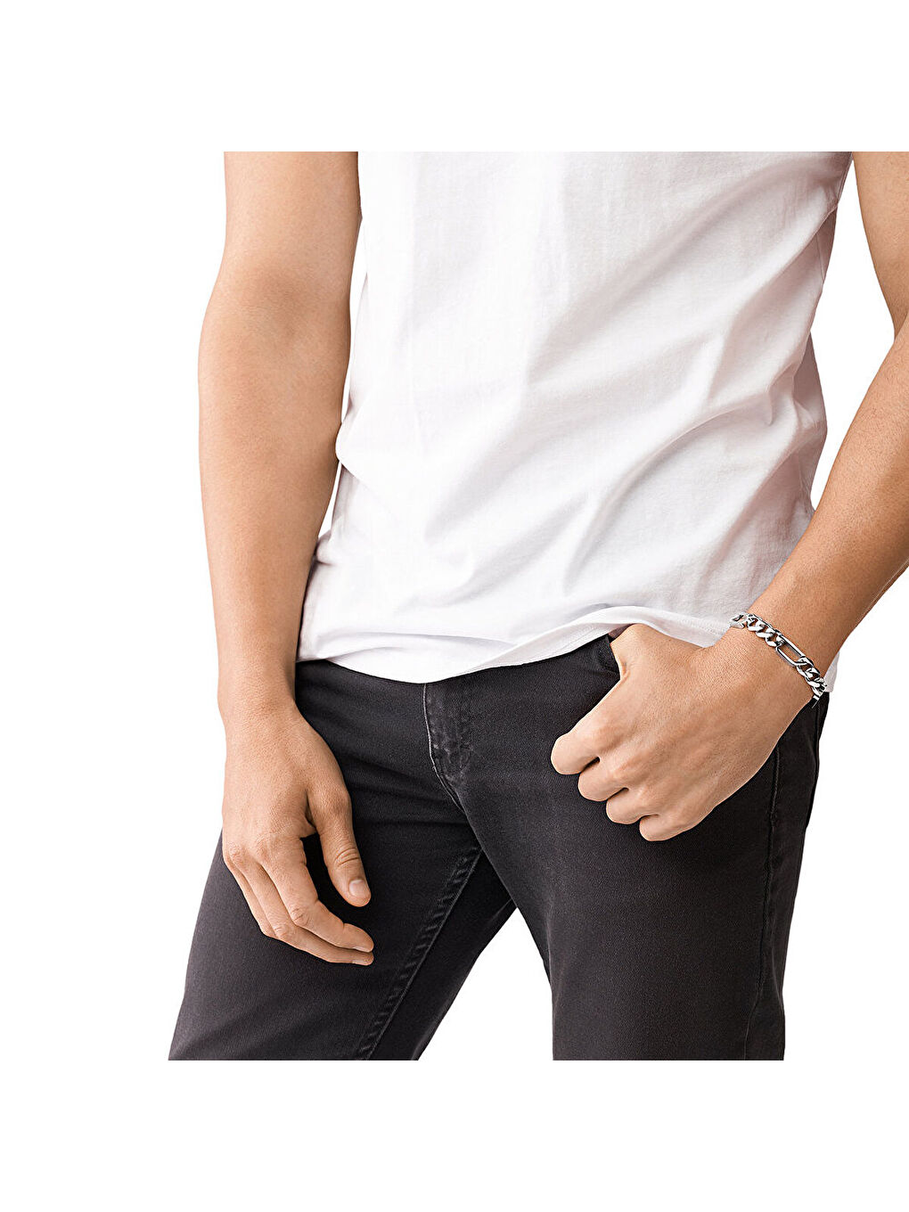 Gri DJDX1351-040 Erkek Bileklik-2