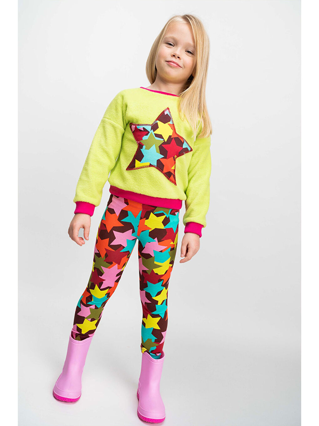 Karışık Kız Çocuk Sweatshirt-4