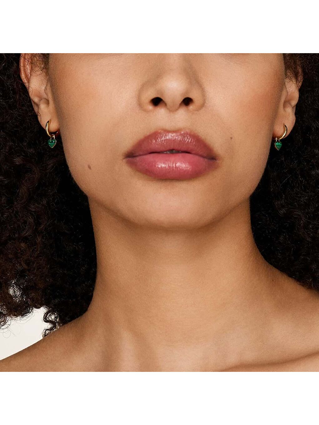 Sarı JF04859-710 Kalpli Kadın Küpe-1