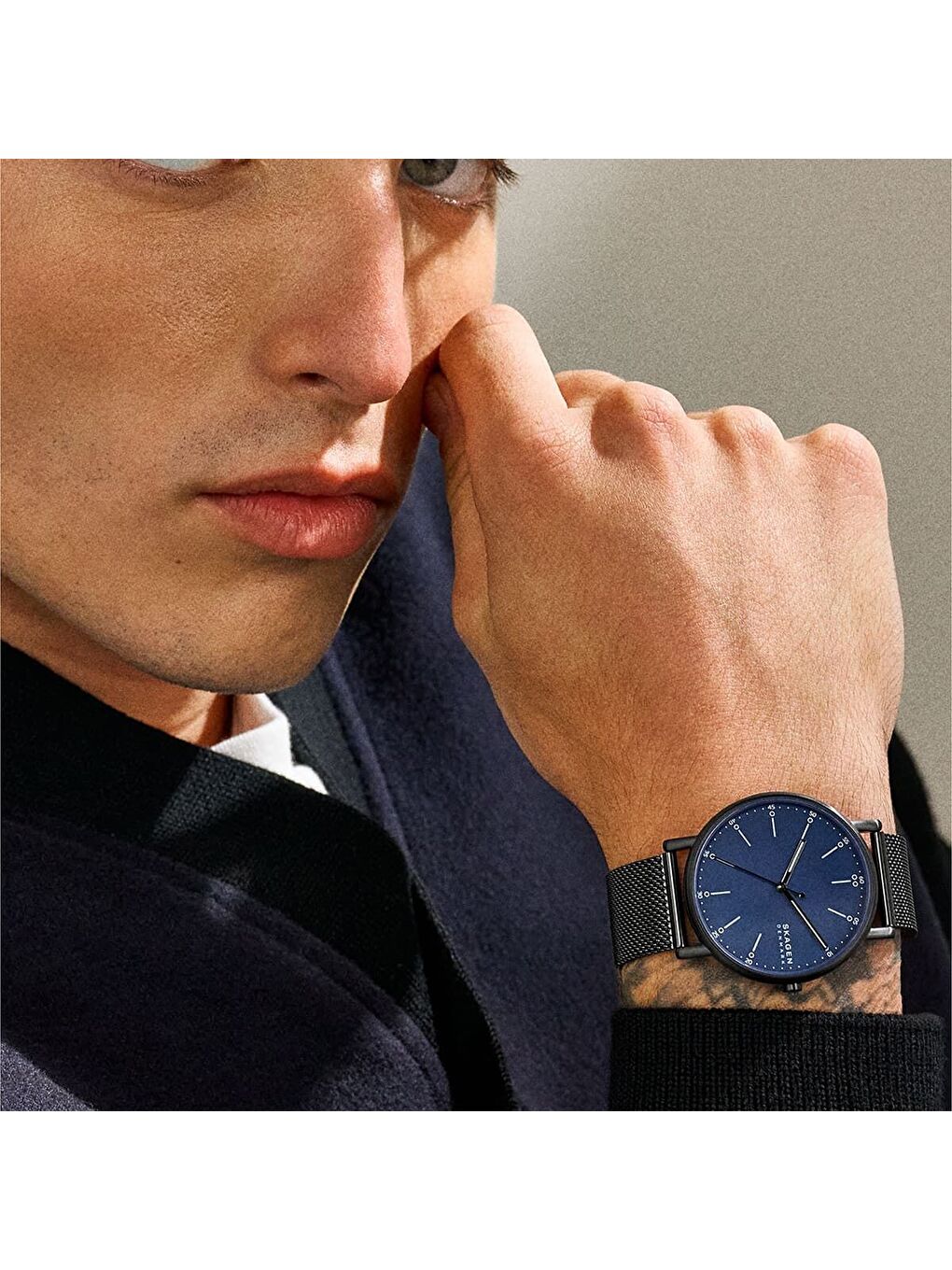 Siyah SKW6933SET Erkek Kol Saati ve Yedek Kordon-3