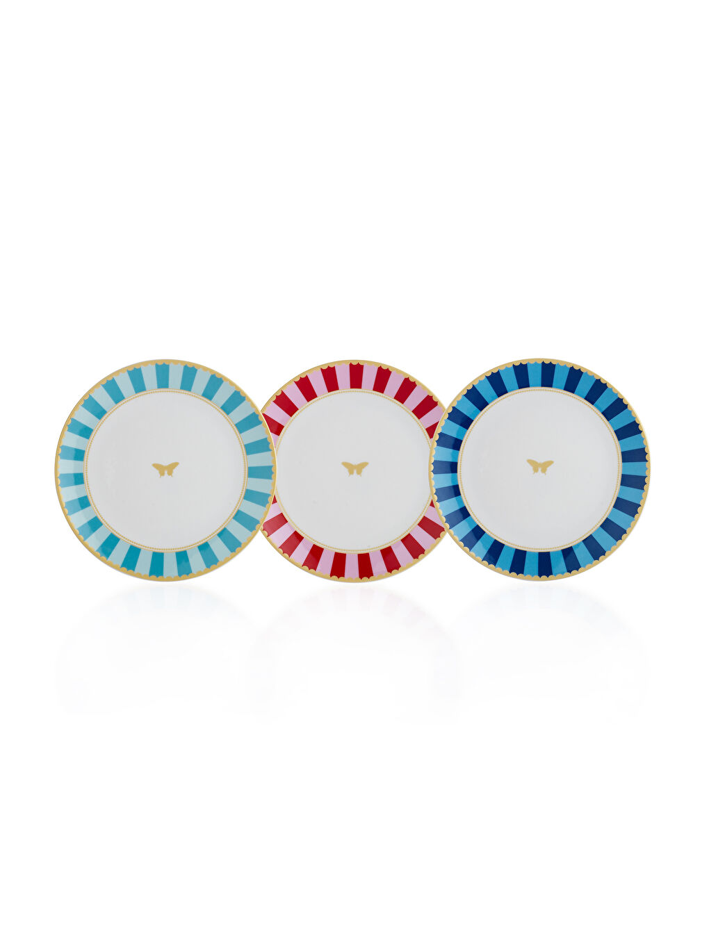 Beyaz Pırıl Pasta Seti 6 Parça-Asorti-3