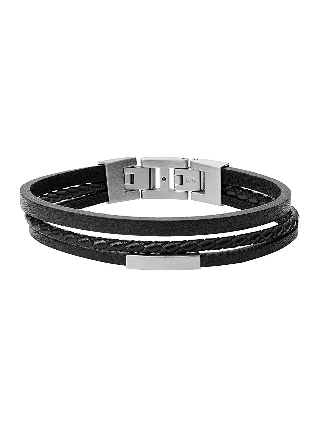 Siyah JF03322-040 Erkek Bileklik