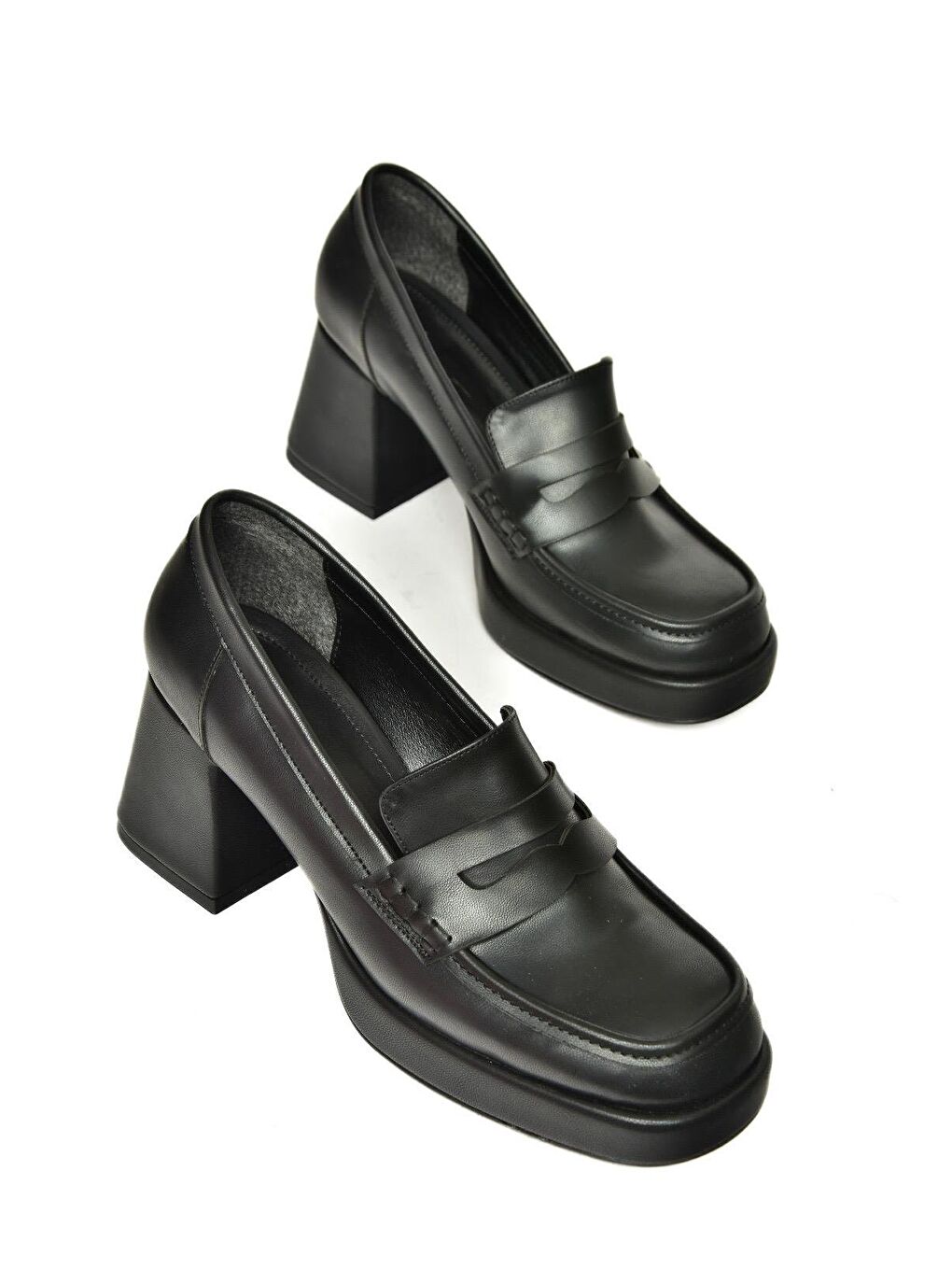 T5690137 Siyah Kadın Topuklu Ayakkabı-3